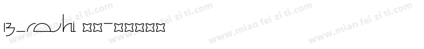 13_Roshi 字体字体转换